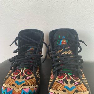 Custom handmade embroidered shoes
